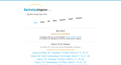 Desktop Screenshot of berkeleyimprov.com