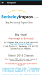 Mobile Screenshot of berkeleyimprov.com