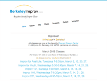 Tablet Screenshot of berkeleyimprov.com